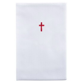 RJ Toomey YS905 Red Cross Lavabo Towel 12/pk, 65/35 Poly/Cotton