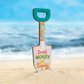 P.Graham Dunn YSHG0013 Coastal Collection Garden Sign - Don't Worry Get Sandy