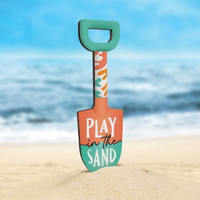 P.Graham Dunn YSHG0022 Coastal Collection Garden Sign - Play In The Sand