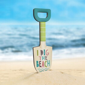 P.Graham Dunn YSHG0023 Coastal Collection Garden Sign - I Dig The Beach