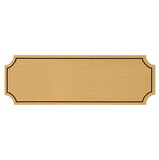 P.Graham Dunn ZBPM Large Acrylic Plate - Brass - 1"H