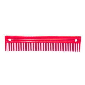 Intrepid International 10" Plastic Mane Comb - Red