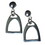 Exselle Stirrup Smooth Earrings