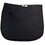 Exselle Black Quilted Dressage Saddle Pad - Oversize