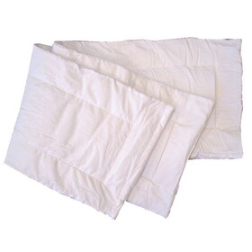 Intrepid International 16" Cotton Pillow Wraps Set of 2 White