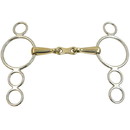 Coronet German Silver Continental Solid French Link Gag Bit - 5
