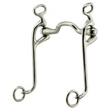 Coronet Stainless Steel Loose Cheek Medium Port Walking Horse 5