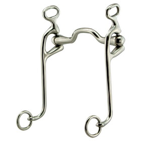 Coronet Stainless Steel Loose Cheek Medium Port Walking Horse 5"