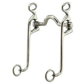 Coronet Stainless Steel Loose Cheek High Port Walking Horse Bit 5"