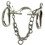 Coronet Kimberwick Stainless Steel Slotted Segunda Mouth Bit 5" with Curb Chain
