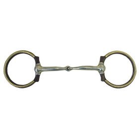 Coronet Stainless Steel Futurity Show Snaffle Bit 5" Antique Raised Detail