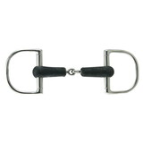 Coronet Stainless Steel Dee with Hard Rubber Snaffle Bit 5