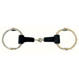 Coronet Gag Soft Rubber Mouth Snaffle Stainless Steel Bit 5