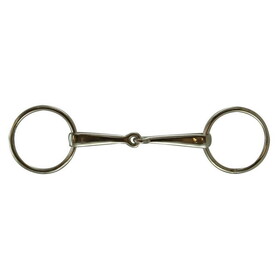 Coronet L/Ring Heavy Mouth Snaffle Stainless Steel Bit 6 1/4" 75mm Rings