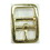Intrepid International #147 Zinc Brass Plate K9 Round Type Buckle 1"