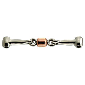 Intrepid International Walking Horse Jointed Mouthpiece Bit with Copper Roller