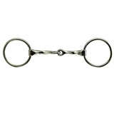 Coronet L/Ring Slow Twist Snaffle Mouth Stainless Steel Bit 5 1/2