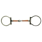 Coronet Dee Ring Copper Wire Wound Snaffle Stainless Steel Bit 5