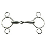 Coronet Gag Continental 2 Ring Stainless Steel Bit 5