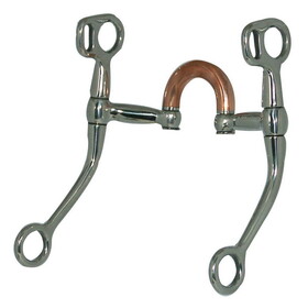 Coronet Curb Training High Port with Copper Mouth Bit 5"