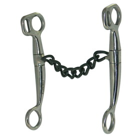 Coronet Training Chain Mouth Stainless Steel Bit 5"