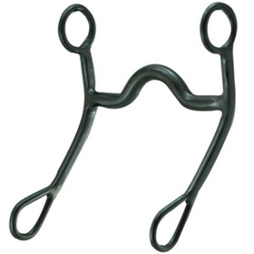 Coronet Curb Black Iron Medium Port Grazing Bit 5"