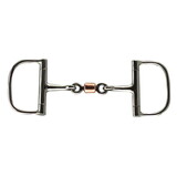 Coronet Stainless Steel Dee Copper Roller Snaffle Mouth Bit 5