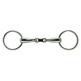 Intrepid International Stainless Steel Loose Ring French Link Hollow Mouth Snaffle Bit