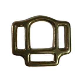 Intrepid International #370 Solid Brass Halter Square 3/4" 4.6mm