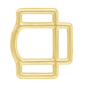 Intrepid International #370 Solid Brass Halter Square Round Style 1"