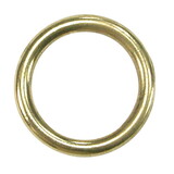 Intrepid International #7 Solid Brass Ring 1-1/4