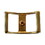 Intrepid International #210 Chrome Brass Conway Buckle 1-1/8"