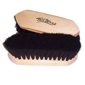 Intrepid International TailWrap Wood Block Horse Hair Brush 6 1/4"