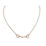 Exselle Snaffle Bit Gold Plated Pendant