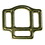 Intrepid International #370 Solid Brass Halter Square 1/2"
