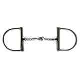 Coronet Pinchless Large Dee Corkscrew Snaffle Stainless Steel Bit 5