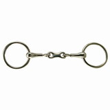 Coronet Robart Pinchless L/Ring French Link Snaffle Stainless Steel Bit 5