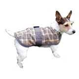Intrepid International Fleece Lined Horseman's Plaid Dog Coat