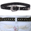 Intrepid International 2K940 2Kgrey Ladies Leather Belt With Studs And Crystals