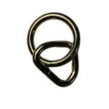 Intrepid International 300035 Brass Plate Loop & Ring 3/4