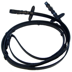 Intrepid International Pro-Trainer Rubber Lined Continental Reins 5/8" x 56"