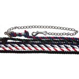 Intrepid International Cotton Lead Rope 6' with Chrome Plate Chain Assorted