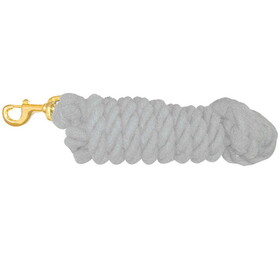Intrepid International Heavy Duty Cotton Lead Rope with Brass Snap 3/4" x 10'