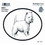 Intrepid International West Highland White Terrier Decal 6/Pack