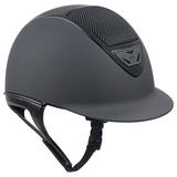 International Riding Helmets IR4G XLT Riding Helmet w/Gloss Vent Matte Black