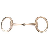 Coronet Adjusta Flat Ring Eggbutt Snaffle Stainless Steel Bit 4 1/2