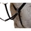 Intrepid International Exselle Elite Breastplate with Elastic Sides and Two Attach Black