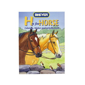 Breyer H Is For Horse Coloring Activity Book with Stickers 4120
