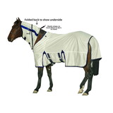 Exselle Fly Sheet with Removable Hood and Repellent Silver/Navy