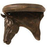 Forge Hill Horse Head Sconce Sculpture Wall Bracket Fob